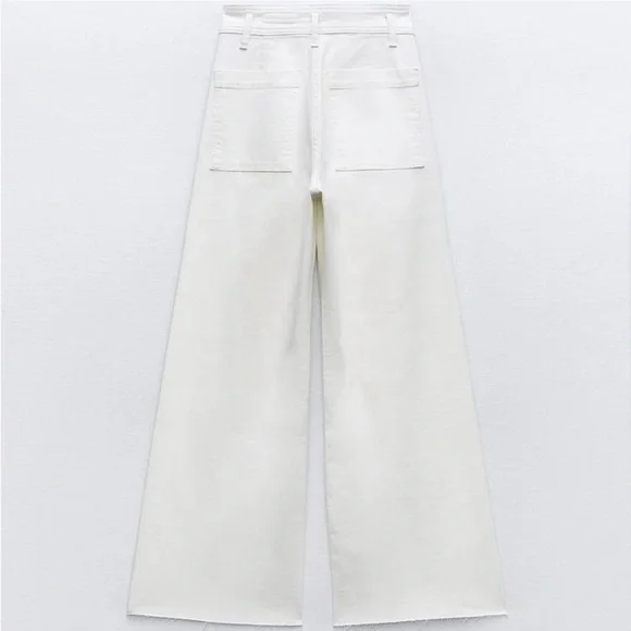 Zara The Marine Straight high-waist wide leg jeans - Picture 7 of 10